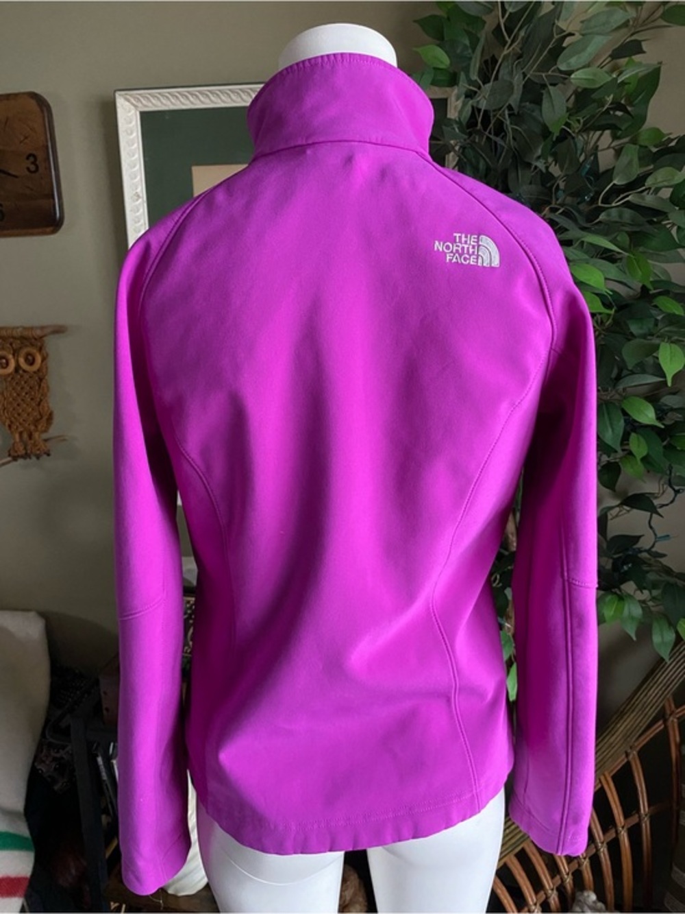 The North Face Women's Bright Fuchsia Softshell Jacket